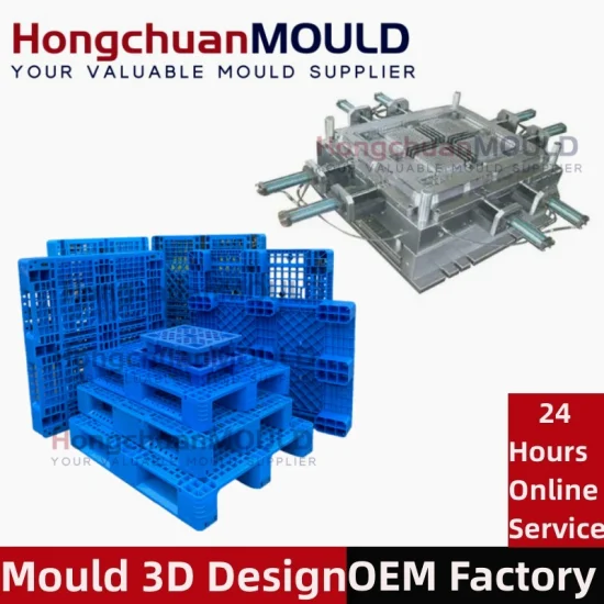 Heavy Duty Euro HDPE Large Stackable Reversible Plastic Pallet Moulds